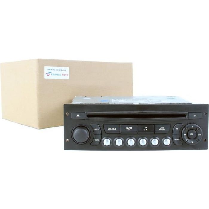 Autoradio Lecteur CD RD45 Citroen C3 II C4 C5 III DS3 Jumpy III Peugeot 207 301 3008 5008 Expert III 98053736XT 98041626XT