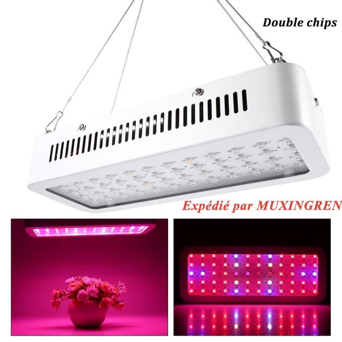 600W LED Plant Grow Lampe de Growing Croissance Plantes Hydroponic 60 LED Double-chips