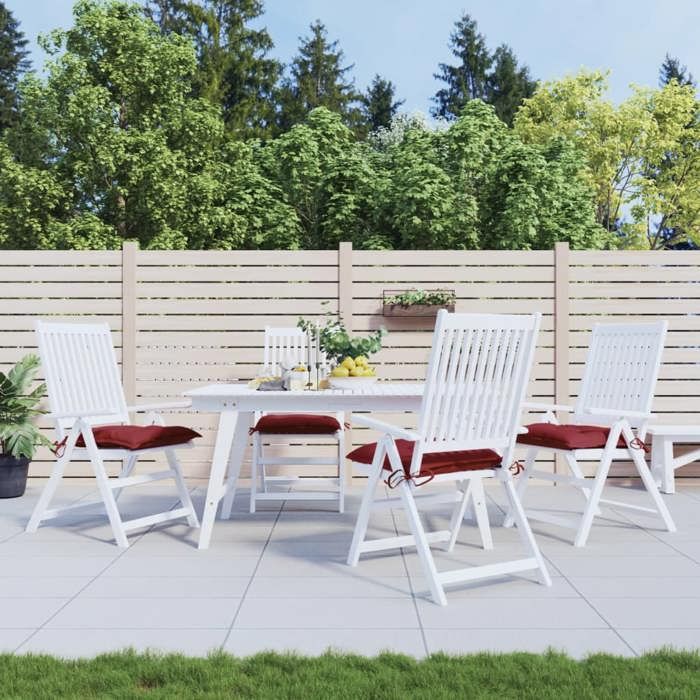 vidaXL Coussins de chaise Lot 4