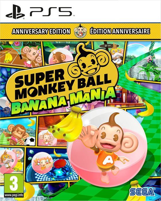 Jeu Vidéo Super Monkey Ball Banana Mania PS5 Version Import Jouable en Français PEGI 3+