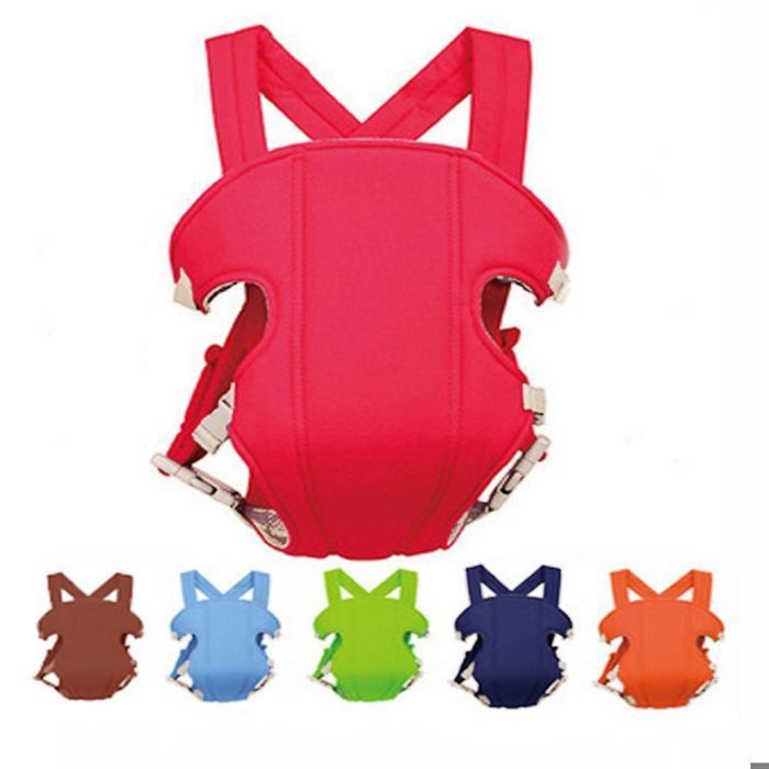 Porte-bébé ventral avec écharpe sac à dos pour bébé réglable respirant confortable kangourou