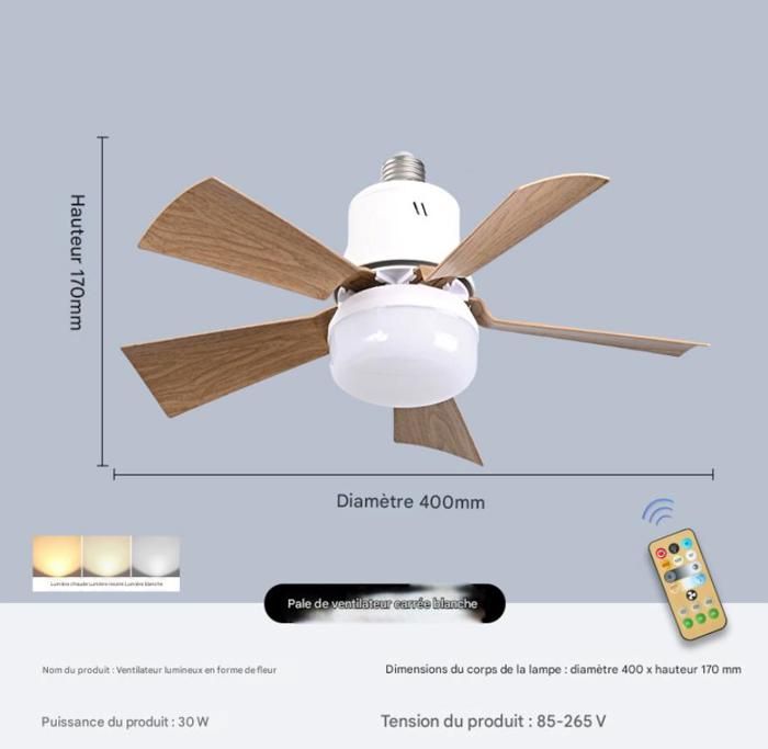 Pale Ventilateur Compresseur 5,3 Pouces – Accessoire 14 Mm Axe Moteur Direct, Plastique Robuste & Silencieux