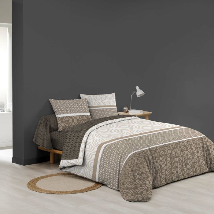 Parure de lit 6 pièces PACHA – 240 x 220 cm – 100% coton – 42 fils/cm²