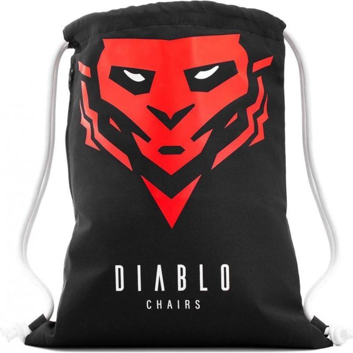 Chaise de bureau - DIABLO CHAIRS - Noir - Réglable en hauteur - A roulettes - Avec accoudoirs