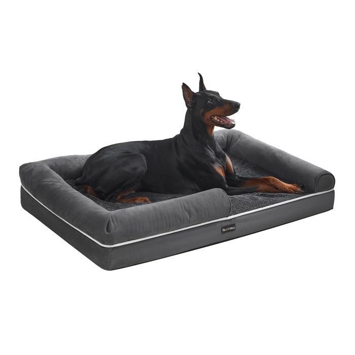 Panier Orthopédique pour Chien - Feandrea - Gris Foncé - 120x85x18 cm - Housse Lavable Panier Orthopédique pour Chien - Feandrea - Gris Foncé - 120x85x18 cm - Housse Lavable