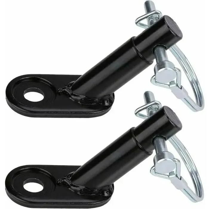 Attelage de remorque de vélo - Adaptateur/Coupleur - 2 pcs - Noir - Pour remorque enfant et chien