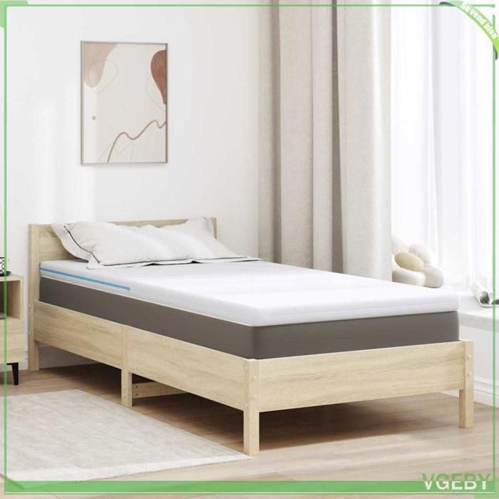 Surmatelas - FAFEISY - 4106279 - 100 x 200 cm - Tissu jacquard - Mousse à mémoire de forme