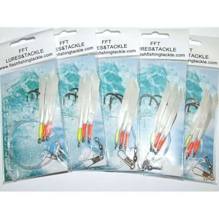 Lot de 53 hameçons de pêche sur glace brillants dans l'obscurité Lot de 53 hameçons de pêche sur glace brillants dans l'obscurité