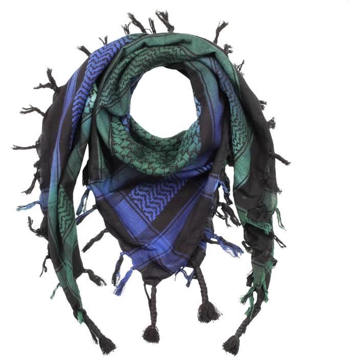 Freak Scene Foulard Quadrato In Cotone 100% Leggero - Colore Benzina - Tessuto Finemente Densato - Sciarpa Multiuso Per Collo, Testa, Vita