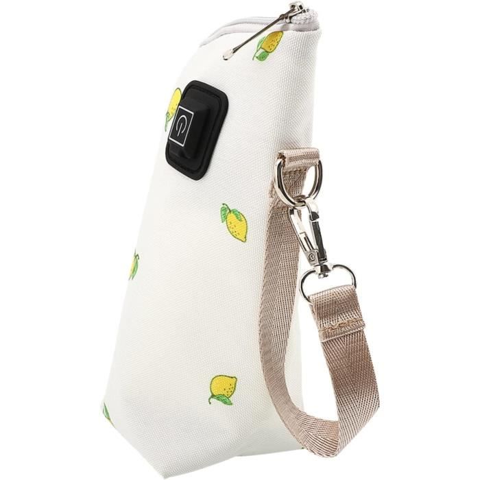 Sac Isotherme Biberon & Lait Maternel – Glacière Compacte 14x19 Cm – Maintien Froid Longue Durée – Bandoulière Réglable