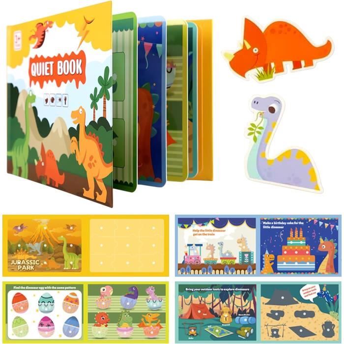 Livre sensoriel interactif Montessori - Busy Book - Jouet éducatif pour enfants