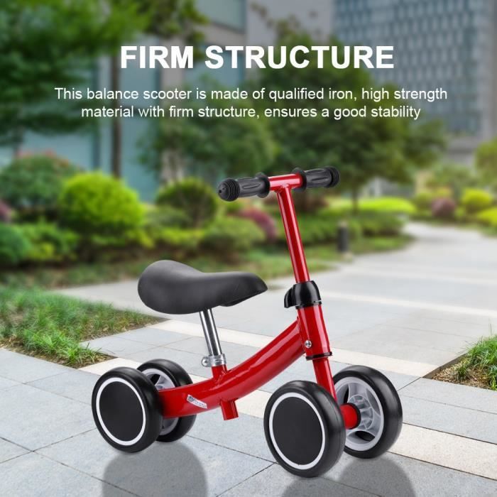 Draisienne bébé à partir 12 mois | Ultra lègere 2.3kg | Vélo sans pédales |  Ergonomique Confortable selle | Rouge -RUI - Achat / Vente draisienne -  Cdiscount