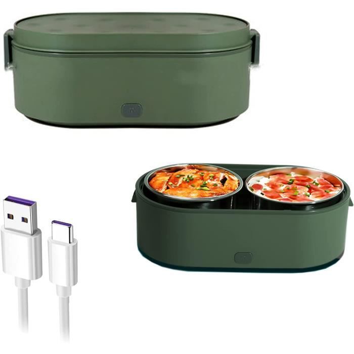 Lunch Box Chauffante USB, Boite Isotherme Repas Chaud Adulte Boite Repas  Chauffante Rapide Boite a Lunch Électrique pour A743 - Cdiscount Maison