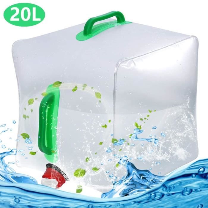 Bidon de l/'eau contenant 10L avec du robinet Camping pique-Nique Stockage Peut