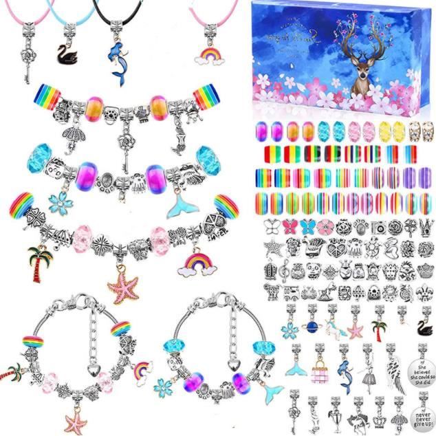 MAKERSLAND Lot de 12 bracelets en bois pour filles, bijoux fantaisie pour  enfants, vente en gros