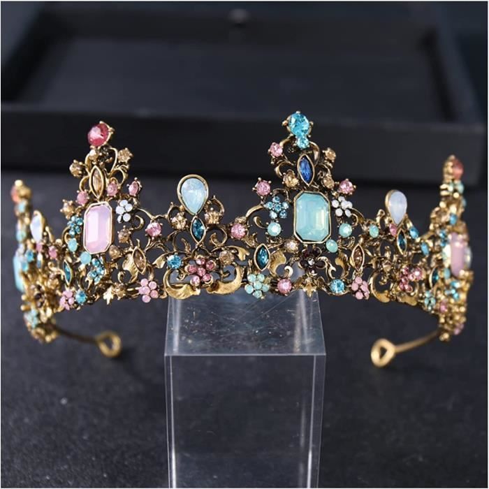 Diadème Couronne étoile De Mer Argenté – Accessoire Cheveux Mariée – Alliage, Strass – Pour Mariage, Fête, Bal