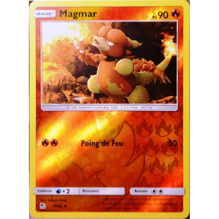 Carte Pokemon 10 68 Magmar Reverse Sl11 5 Soleil Et Lune Destinees Occultes Neuf Fr Cdiscount Jeux Jouets
