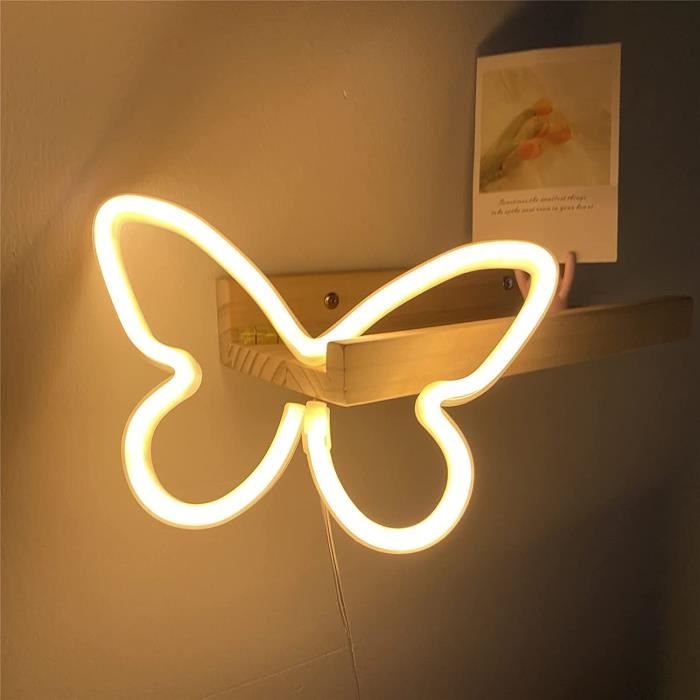 Panneau Lumineux Néon VOCAON Happy Birthday – 44,5x35,5 Cm – LED USB Avec Variateur, étoiles Et Gâteau – Déco Anniversaire