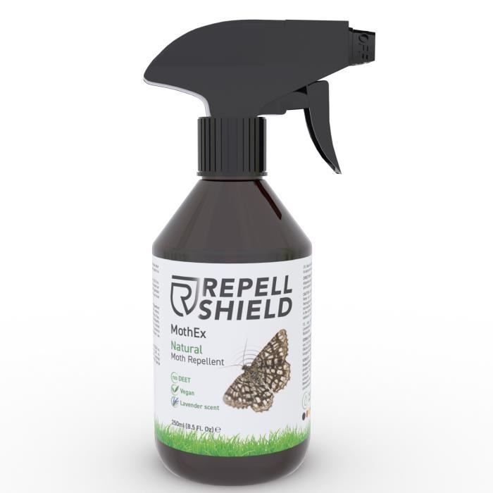 RepellShield Spray Anti Mites Naturel - pour Armoire et Vêtements
