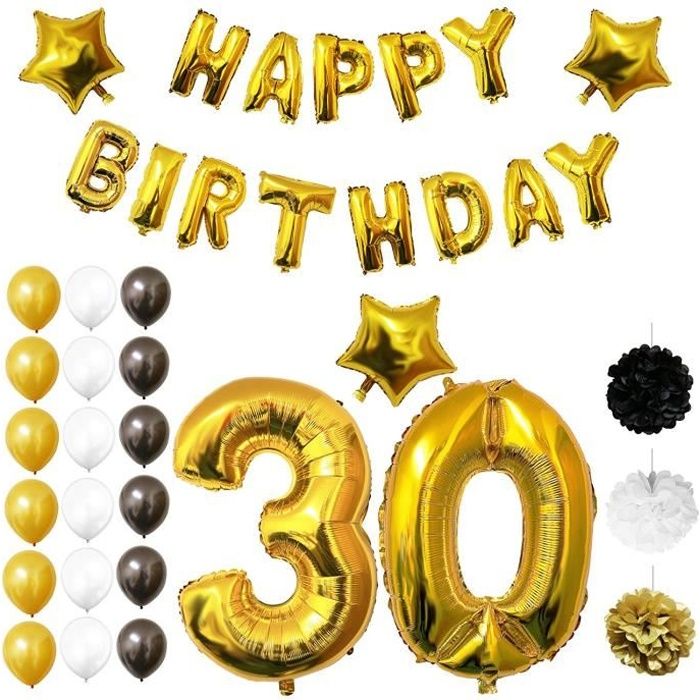 Décoration anniversaire 30 ans - Achat / Vente Décoration anniversaire