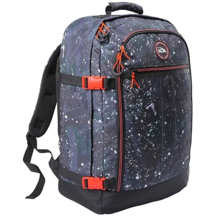 Cabin Max Metz Sac a Dos de Voyage Bagage a Main Approuve comme Valise Cabine Sac pour Avion 55x40x20 cm 44L Nocturna