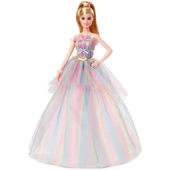 Barbie Signature Joyeux Anniversaire Poupee De Collection Cdiscount Jeux Jouets