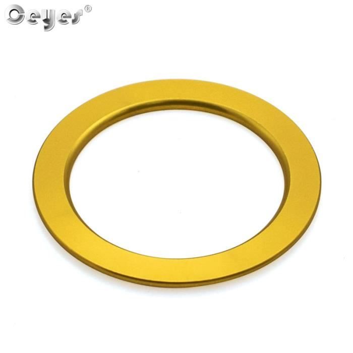 Couvercle Bouton Démarrage Strass Pour Voiture - Accessoire Bling Bling Intérieur - Métal, Couleurs Variées - Fixation Adhésive Facile