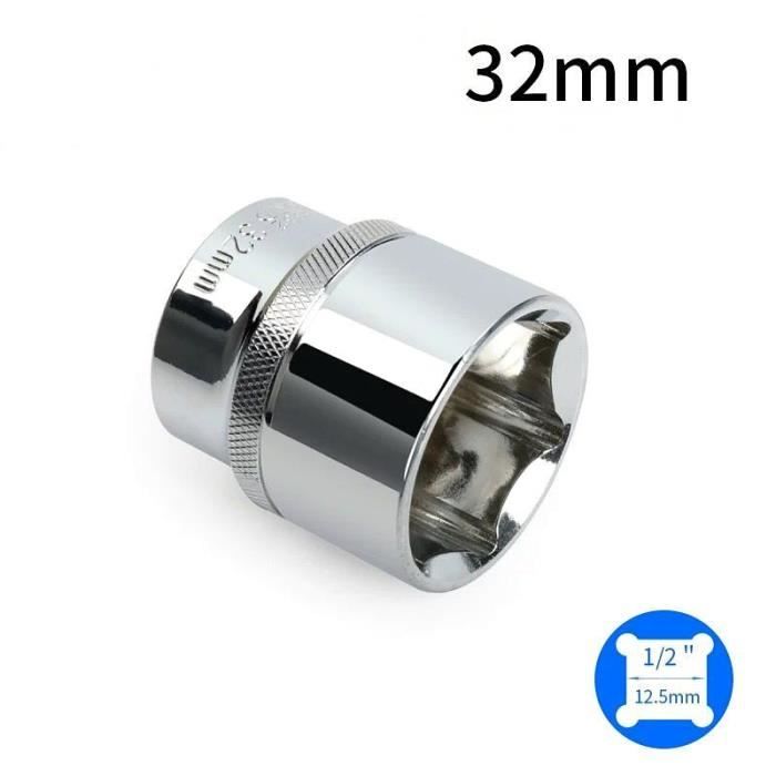 Douille Courte RHINO 21 Mm - Chrome Vanadium, 1/2" | Jeu De Douilles Métriques Haute Qualité