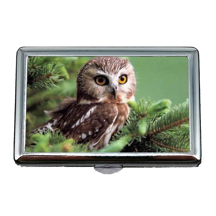 Porte Cigarette Chouette De Course Hibou Bebe Fond D Ecran Hd Porte Carte De Visite Porte Cartes Cdiscount Au Quotidien