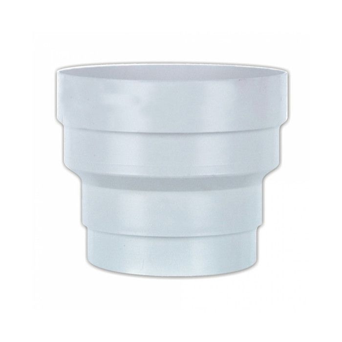 Réduction pvc blanc d.125 à 100mm