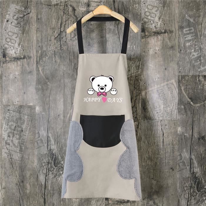 Tablier De Cuisine En Jean MaoXinTek - Unisexe, Réglable Avec Poche Et Boucle écouteurs - Bleu