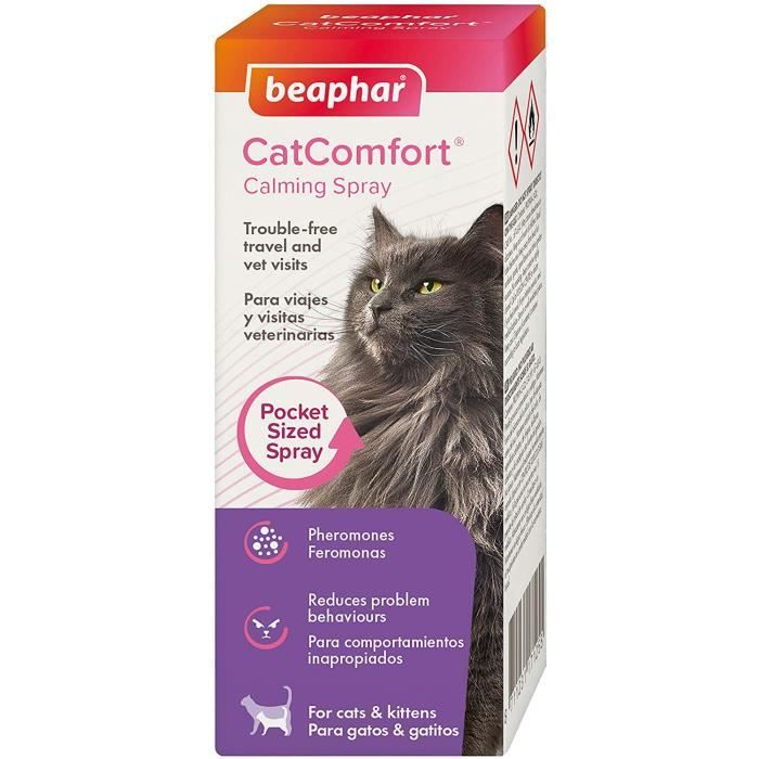 Meilleurs prix pour Spray apaisant pour chats - Beaphar - Catcomfort - 30 ML - Réduit le stress - Phéromones apaisantes