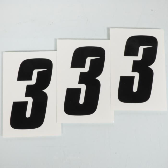 Classeur Timbre Passion Stickers - Autocollant Numéro De Course 9 Pour Moto De Compétition Autocollant Moto - Foto 6