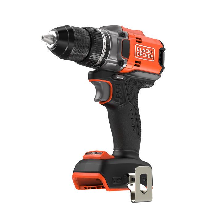 Perceuse visseuse à percussion sans fil 18V + 2 batteries 2Ah + chargeur &DECKER BLD683D2XK QW Brushless