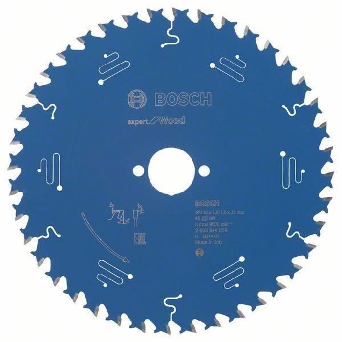 Lame pour scie circulaire expert for Wood 210x30x2.81.8x40 T - vue 2