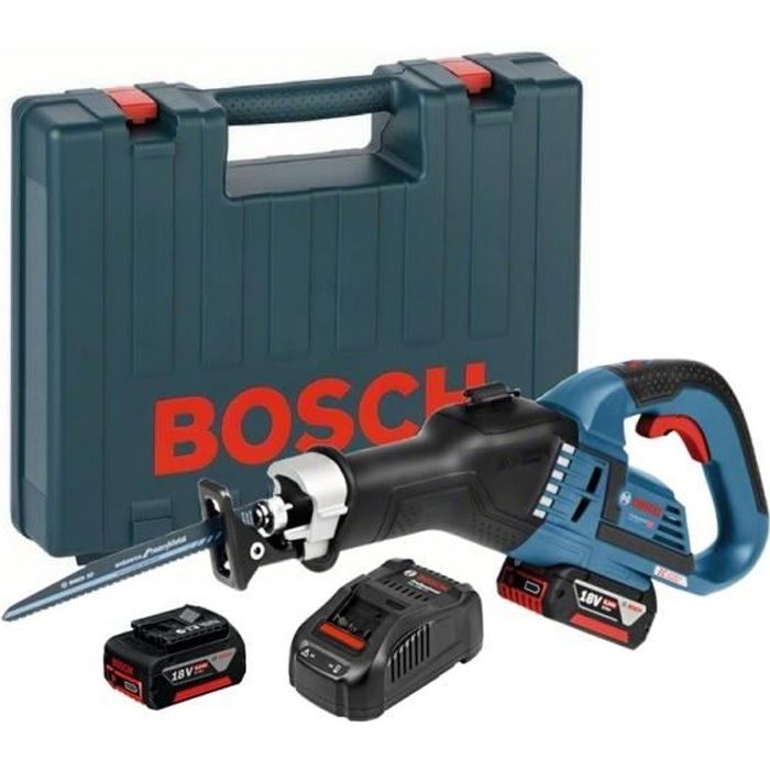 Scie sabre Bosch GSA 18V-32 - Batterie sans fil professionnelle 18V -  Poignée universelle ½ in - Cdiscount Bricolage