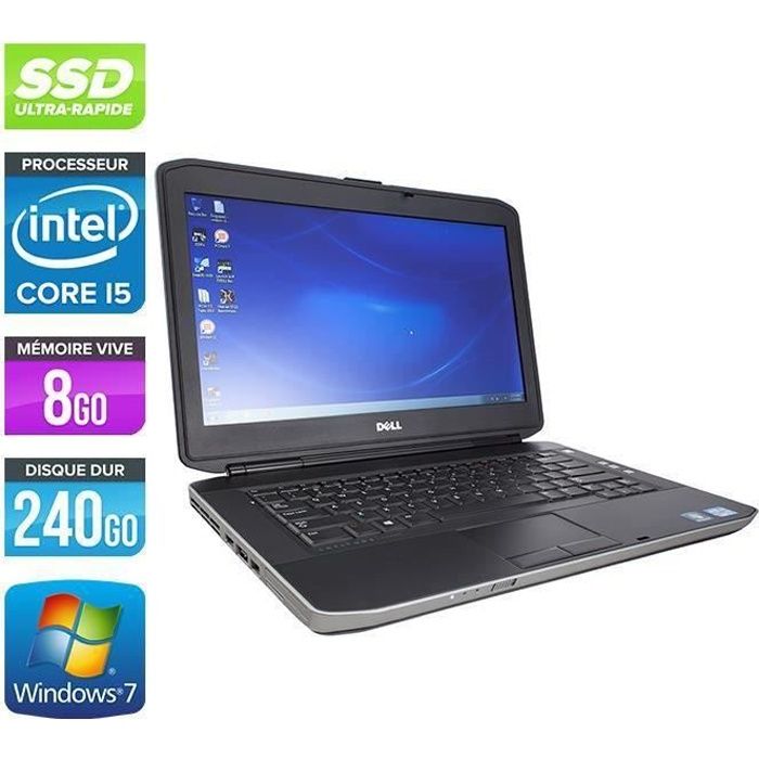 Vente PC Portable Dell Latitude E5430 -Core i5-3320M -8Go -240Go SSD pas cher
