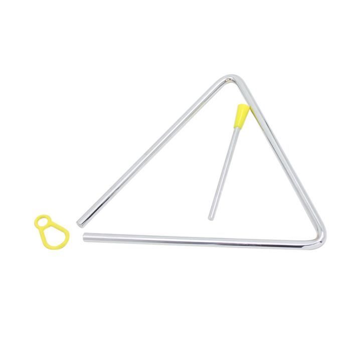 Dioche Triangle de musique Triangle en acier d'instrument de percussion ...