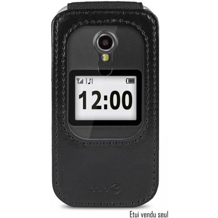DORO Coque de protection pour téléphone portable - Noir - Pour Doro 2414, 2424