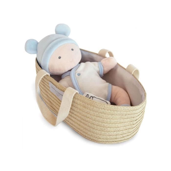 Poupon avec couffin DOUDOU ET COMPAGNIE Blanc Mixte
