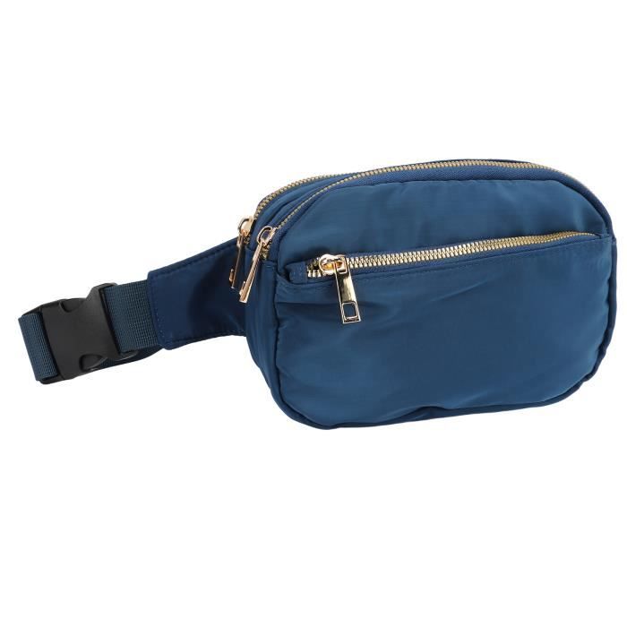 Sac Banane Velours Côtelé Femme - 33x16x9cm - Sangle Réglable 52-100cm - 5 Couleurs - Multifonction