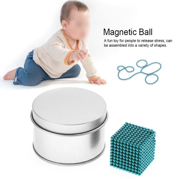 Cube magnétique magique Buckyballs jouet enfant (5 1000 billes 3mm