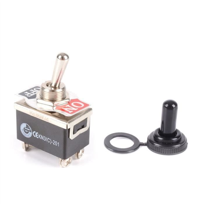 Interrupteur à Bascule Marche/arrêt Interrupteur à Bascule, 5pcs ON