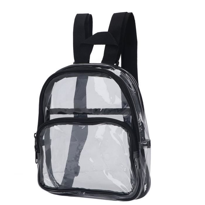 Petit sac outlet a dos transparent