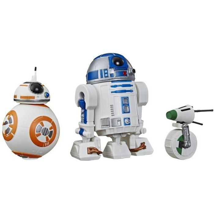 Figurines droïdes Star Wars - R2-D2 BB8 et D-O -