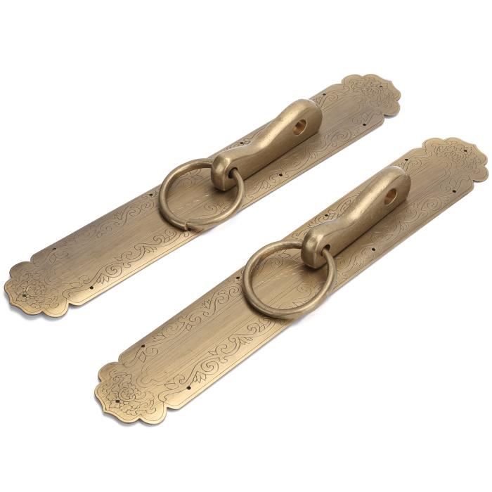 Poignée De Porte En Fonte Noire 150 Mm - Style Campagne Ancienne - Pour Portes Intérieures