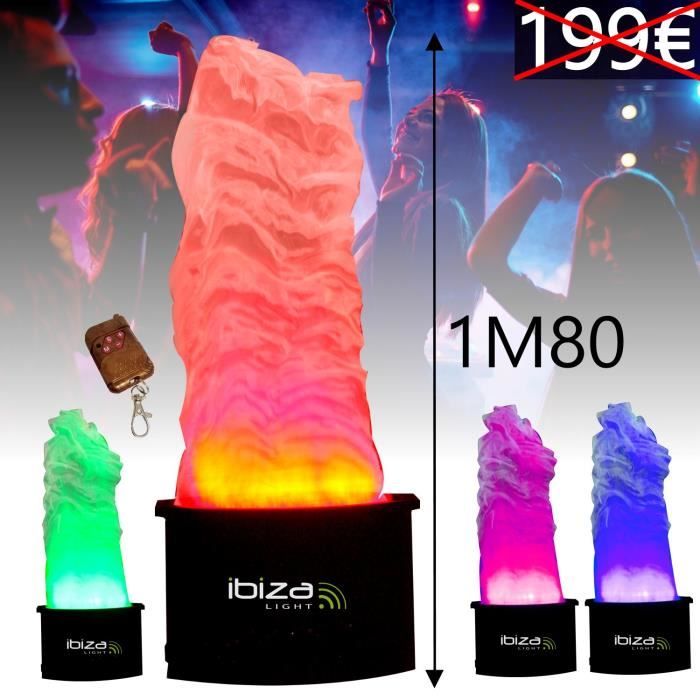 ele ELEOPTION Lape flae LED dynaique à effet de feu suspendu