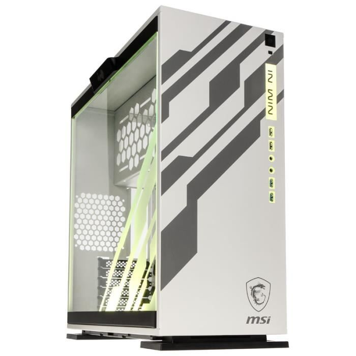 Boitier IN WIN 303 Midi-Tower MSI Dragon Edition Blanc 0,000000 - Cdiscount  Informatique