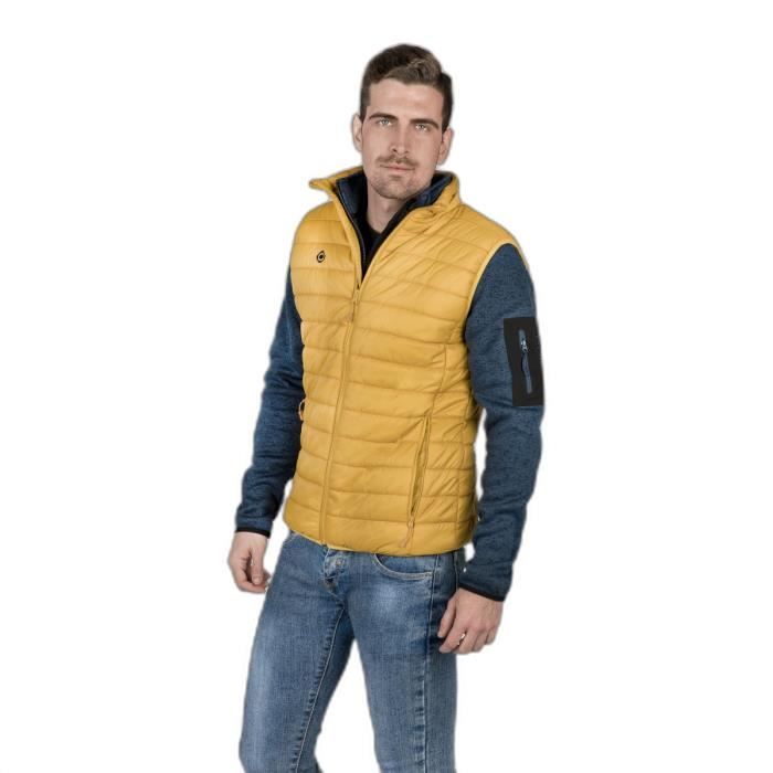 Doudoune sans manches Izas Tyree gold honey M Cdiscount Pr t