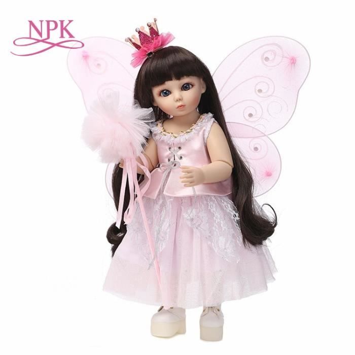 LOLI poup?�e articul?�e bjd en silicone pour enfants, mini princesse de 45cm, jouets pour filles 